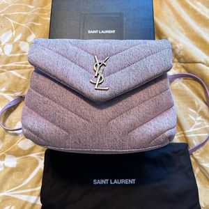 Saint Laurent Loulou Toy YSL Denim Shoulder Bag *****Authentic Limited Edition